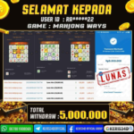 JACKPOT SLOT GACOR MAIN MAHJONG WAYS 16 FEBRUARI 2026