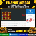 JACKPOT SLOT GACOR MAIN GATES OF OLYMPUS SUPER SCATER 15 FEBRUARI 2026
