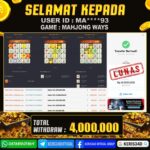 JACKPOT SLOT GACOR MAIN MAHJONG WAYS 13 MARET 2026