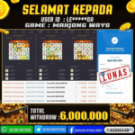 JACKPOT SLOT GACOR MAIN MAHJONG WAYS 20 MARET 2026