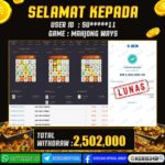 JACKPOT SLOT GACOR MAIN MAHJONG WAYS 23 MARET 2026
