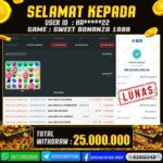 JACKPOT SLOT GACOR MAIN SWEET BONANZA 1000 12 APRIL 2026
